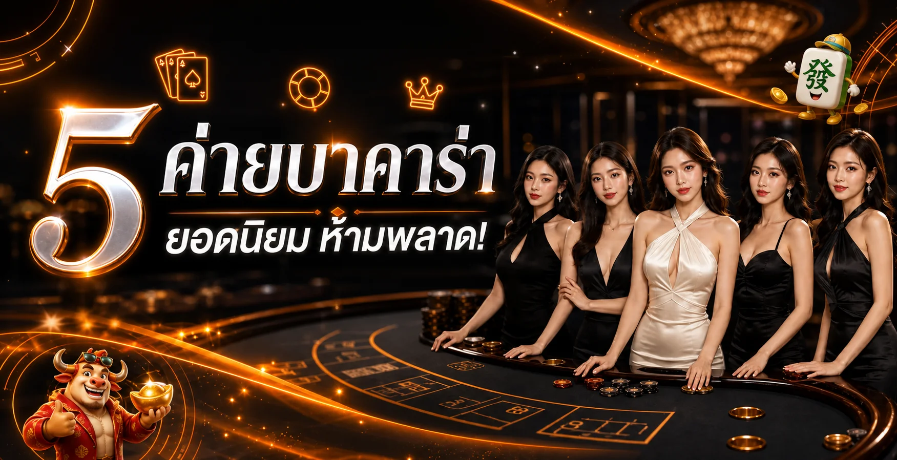 บาคาร่าสดและคาสิโนออนไลน์ที่ Party รวมทุกค่ายในเว็บเดียว